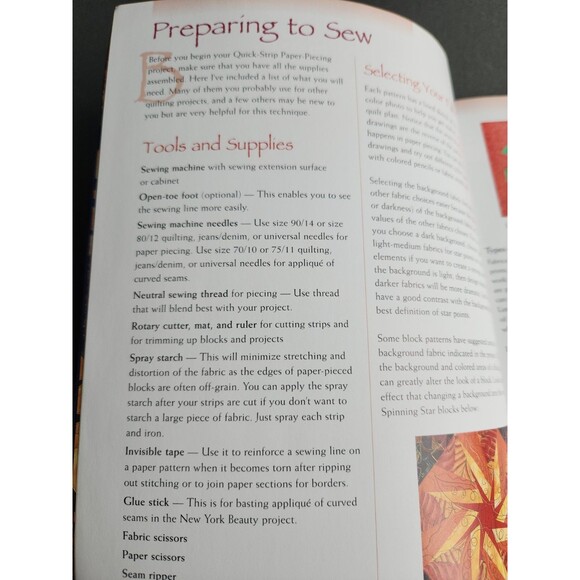 1988 Quick Strip Jorgenson Double Wedding Ring Quilt Acrylic Templates + Book - Picture 16 of 16